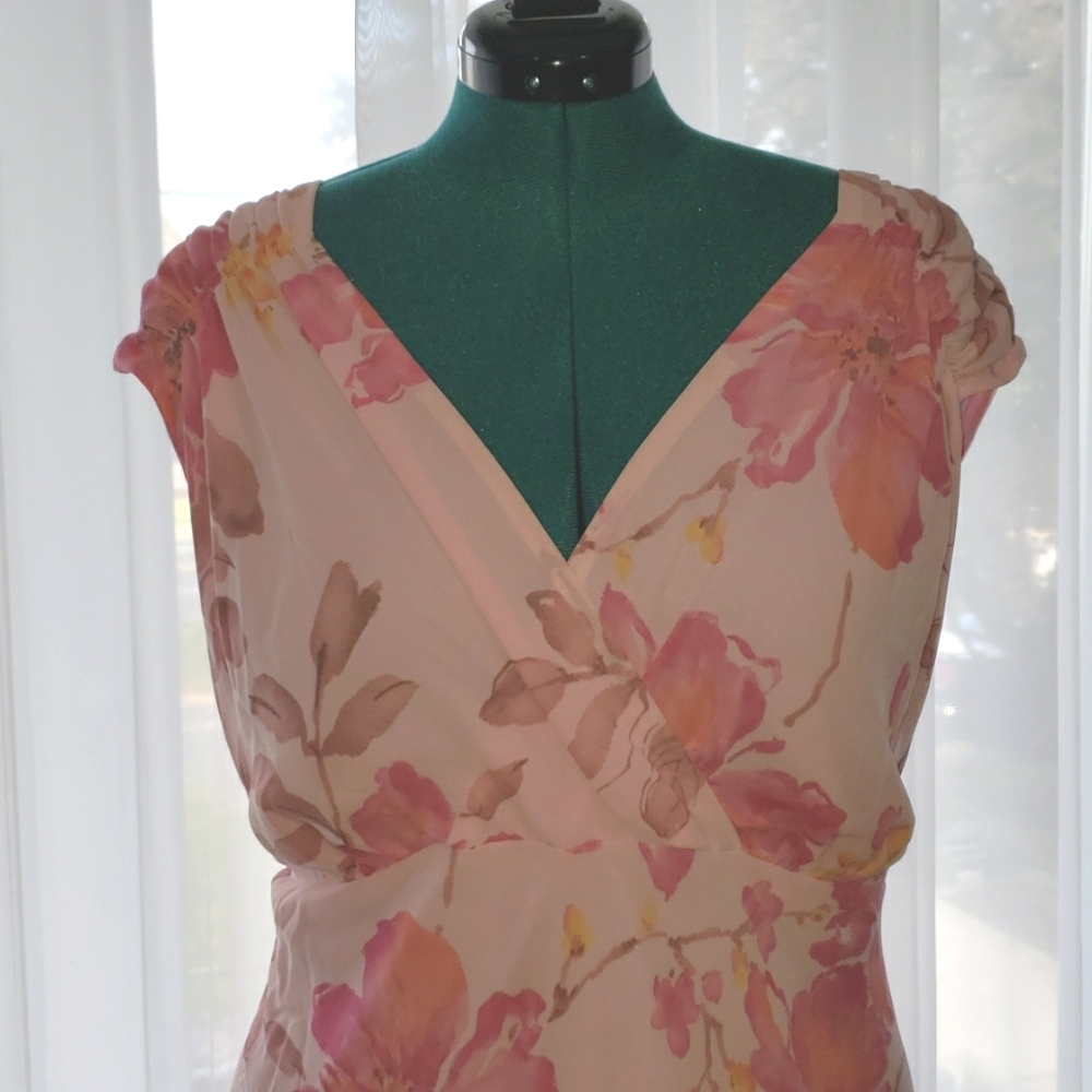 Pink Floral Dress
